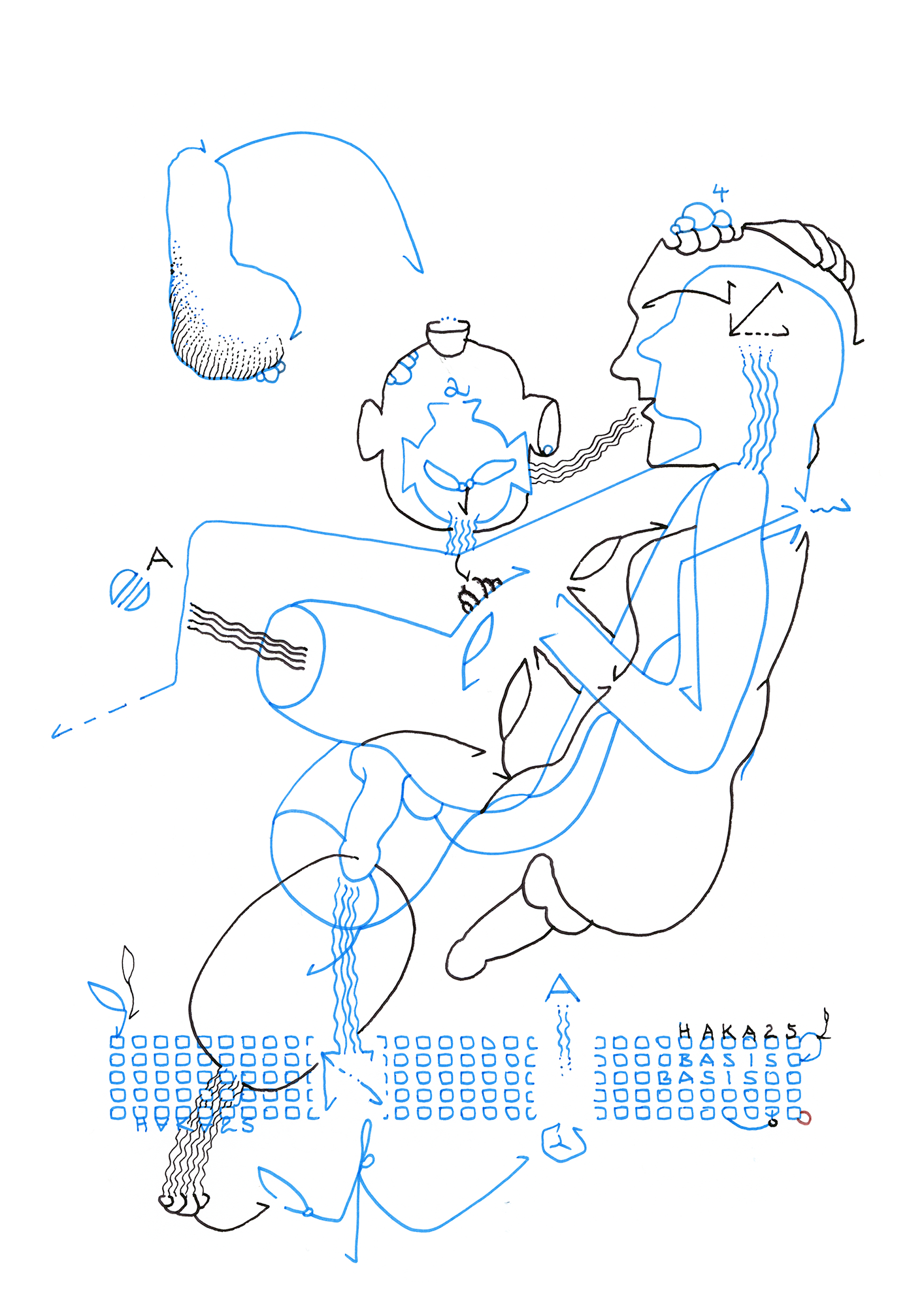 Hannes Kater  Tageszeichnung (Zeichnung/drawing) vom 06.06.2025 (1414 x 2000 Pixel)