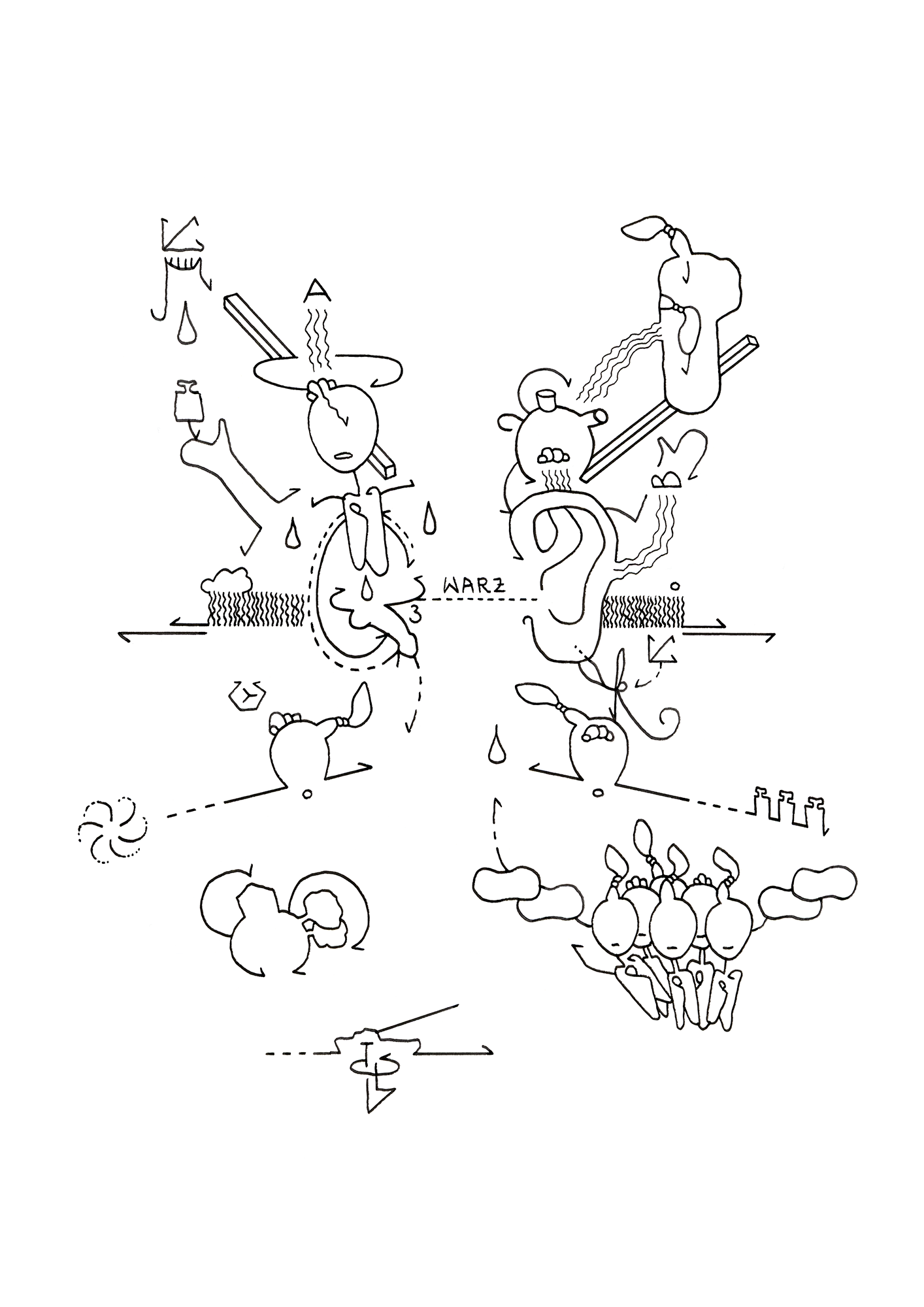 Hannes Kater – Tageszeichnung (Zeichnung/drawing) vom 15.09.2025 (1414 x 2000 Pixel)
