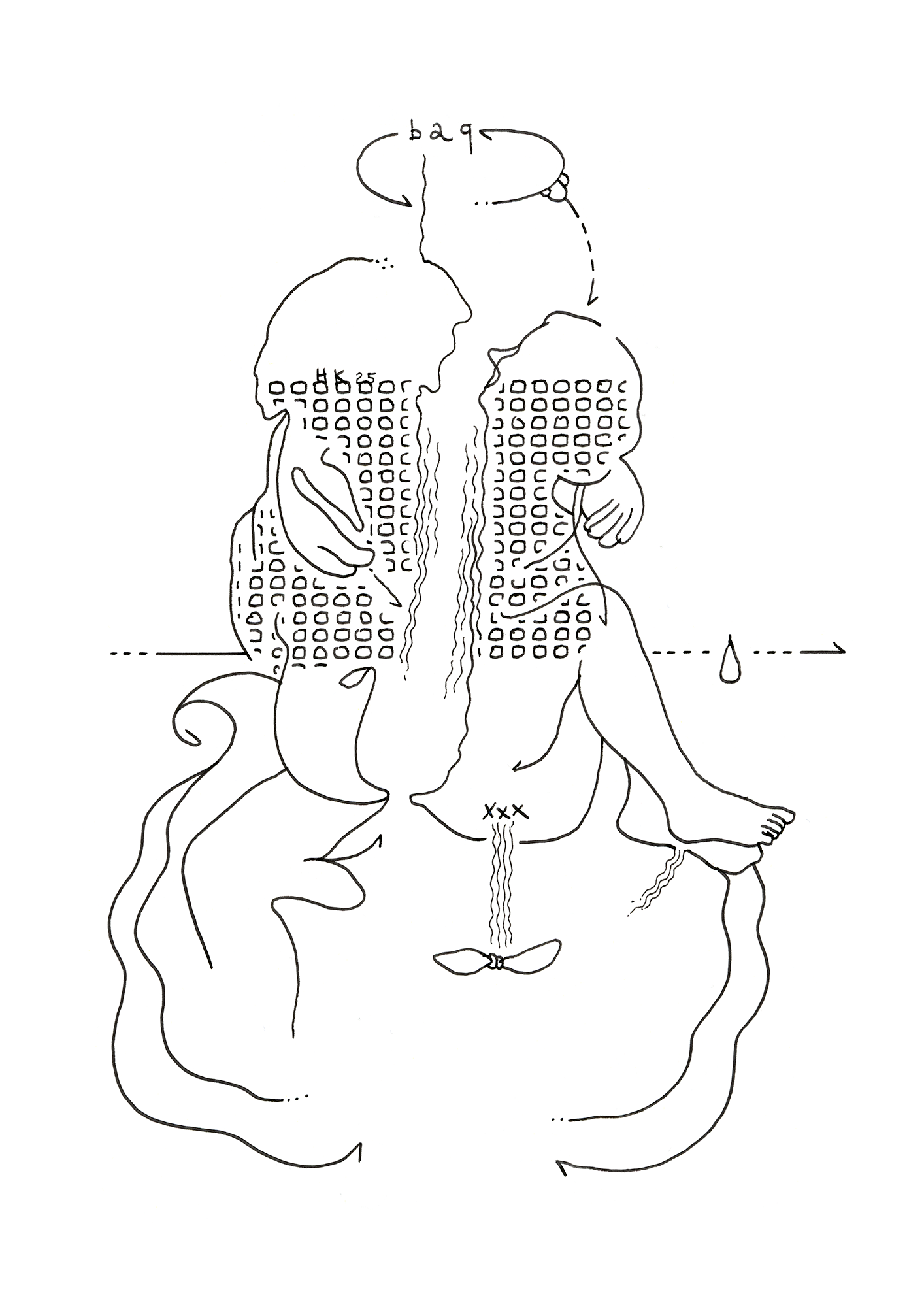 Hannes Kater  Tageszeichnung (Zeichnung/drawing) vom 22.09.2025 (1414 x 2000 Pixel)