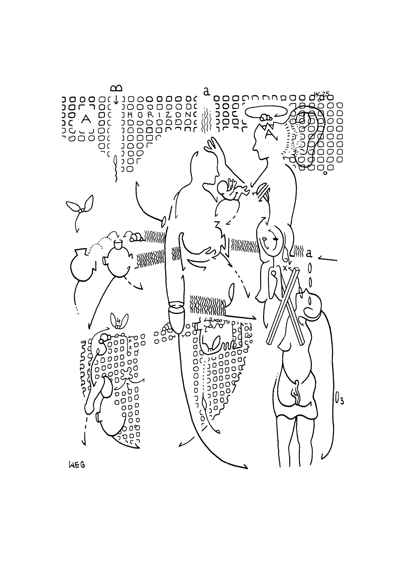 Hannes Kater  Tageszeichnung (Zeichnung/drawing) vom 23.09.2025 (1414 x 2000 Pixel)