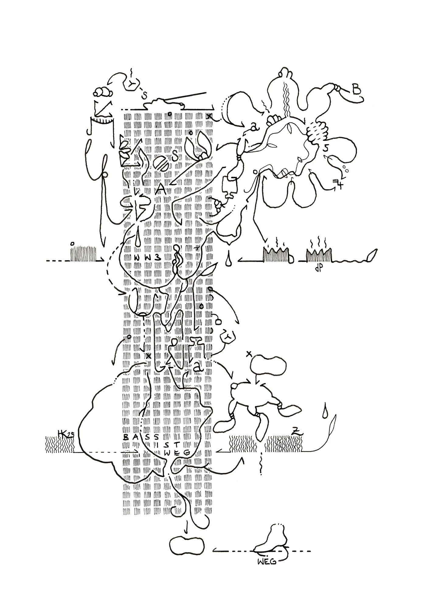 Hannes Kater – Tageszeichnung (Zeichnung/drawing) vom 18.09.2025 (1414 x 2000 Pixel)