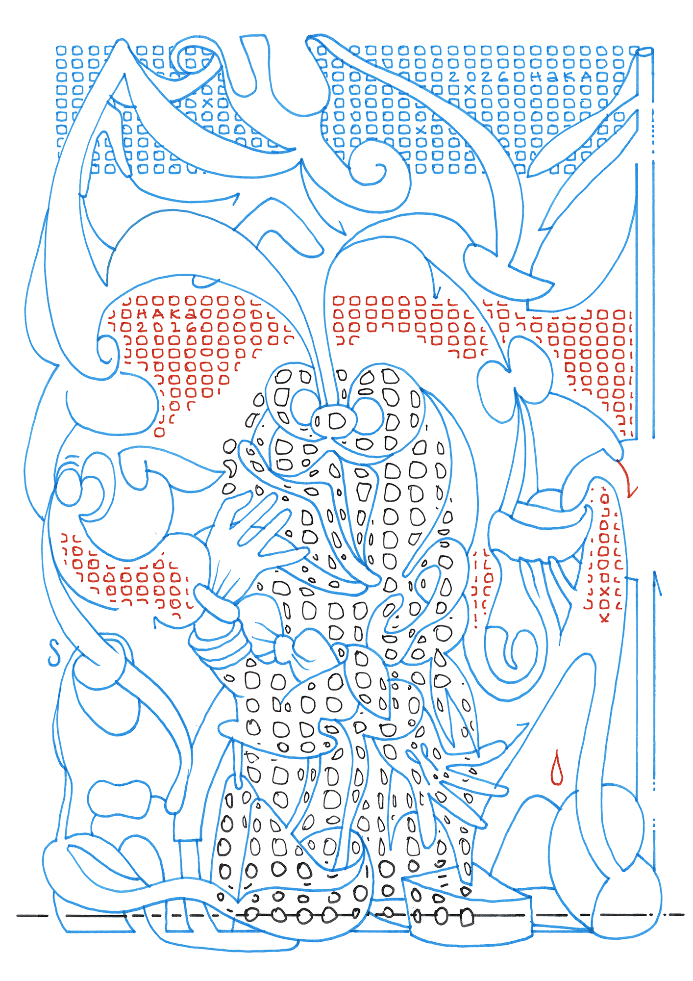 Hannes Kater  Ziehungszeichnung (Zeichnung/drawing) vom 03.10.2026 (1414 x 2000 Pixel)