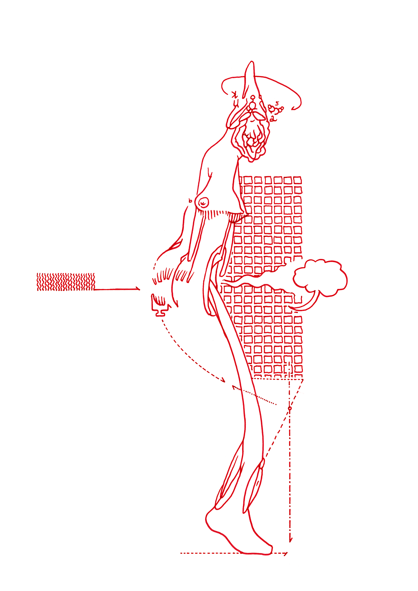 Hannes Kater  Tageszeichnung (Zeichnung/drawing) vom 13.10.2014 (1414 x 2000 Pixel)