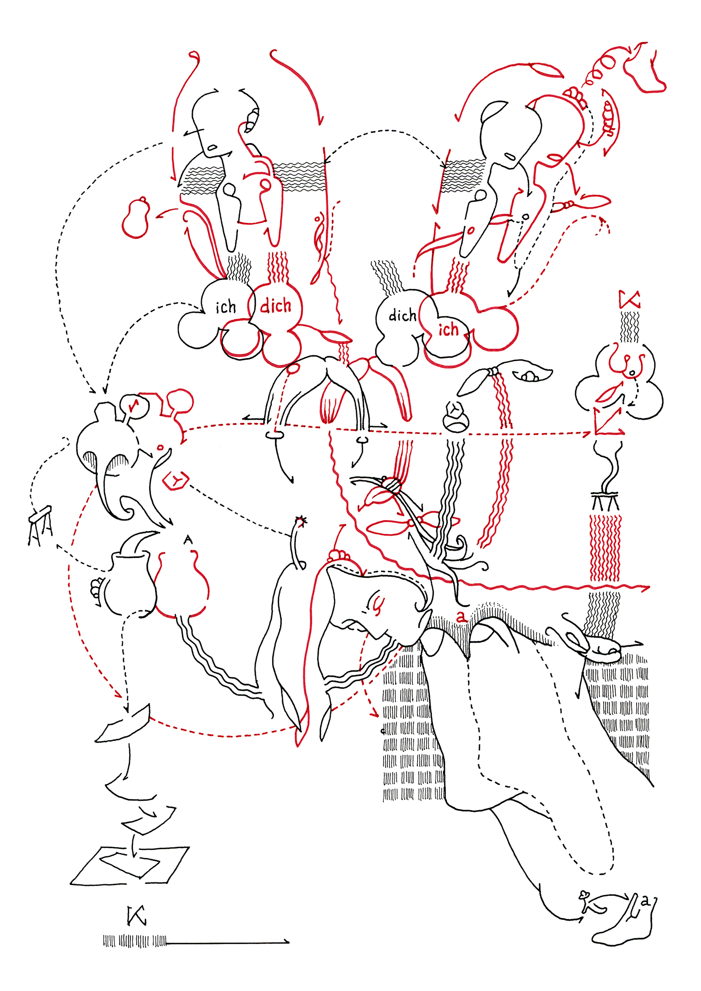 Hannes Kater  Tageszeichnung (Zeichnung/drawing) vom 14.10.2014 (1414 x 2000 Pixel)