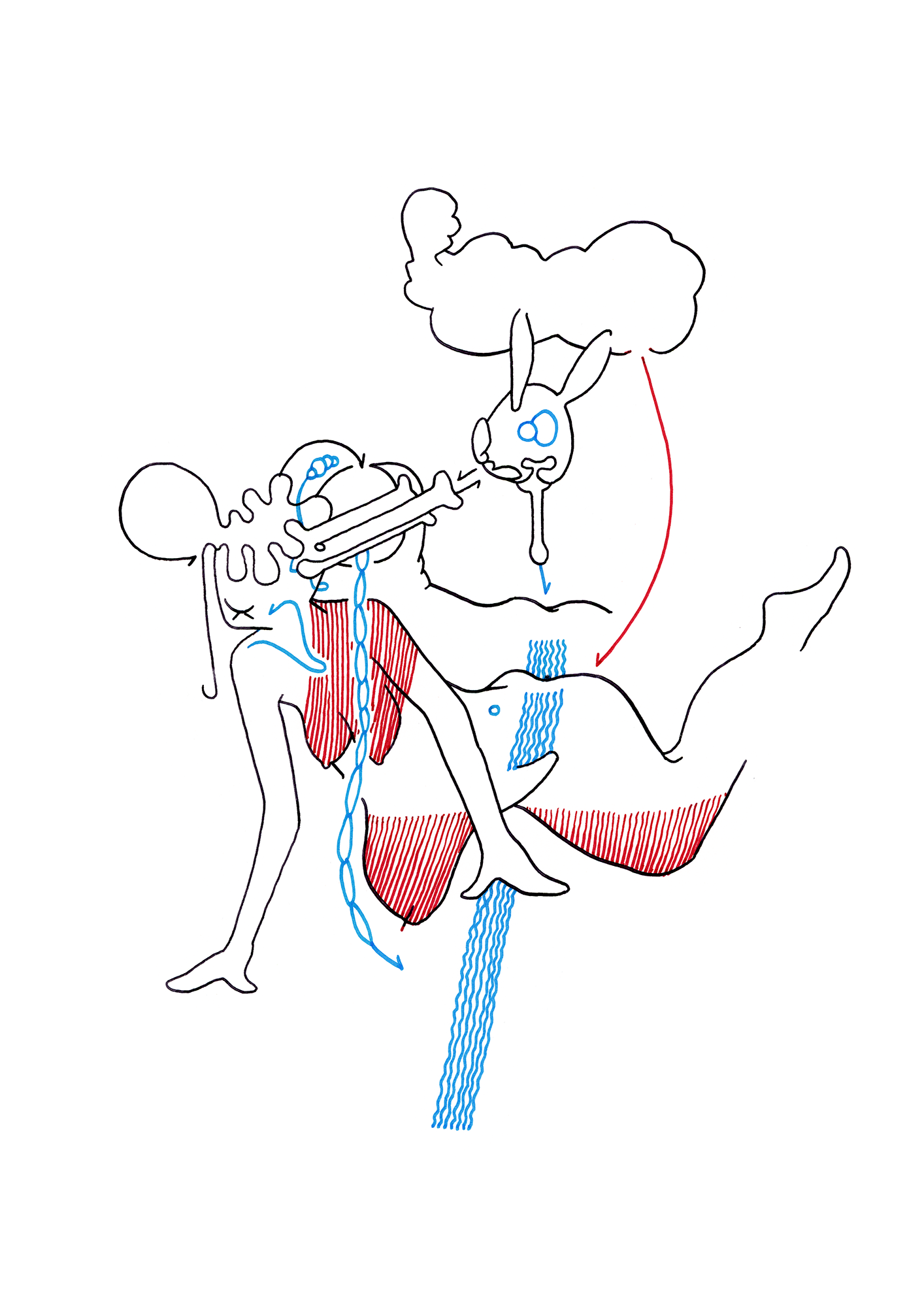 Hannes Kater  Tageszeichnung (Zeichnung/drawing) vom 06.11.2014 (1414 x 2000 Pixel)