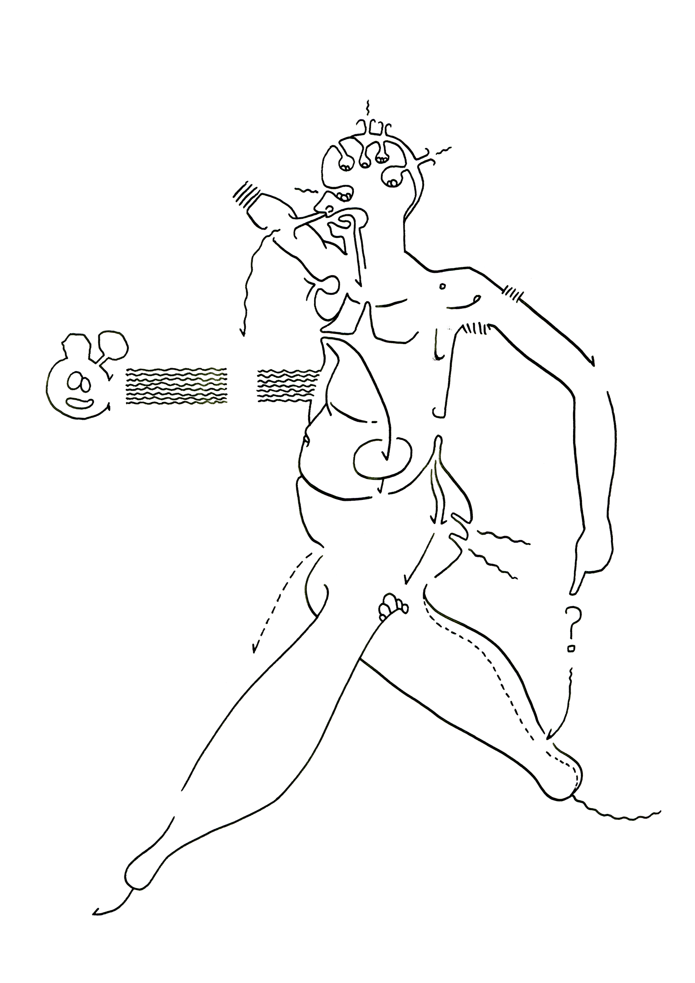 Hannes Kater – Tageszeichnung (Zeichnung/drawing) vom 28.11.2014 (1414 x 2000 Pixel)