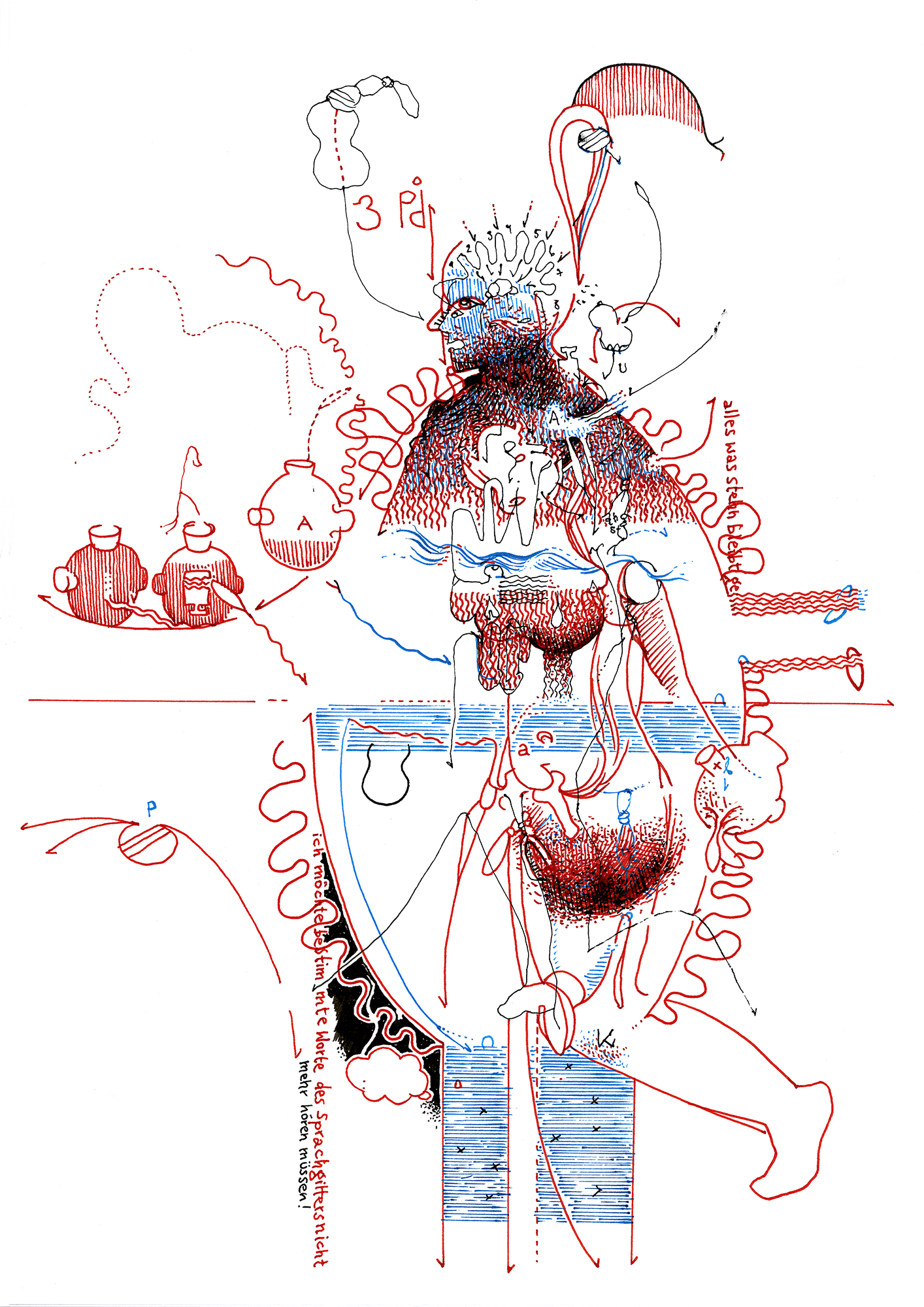 Hannes Kater – Tageszeichnung (Zeichnung/drawing) vom 18.08.2015 (1414 x 2000 Pixel)