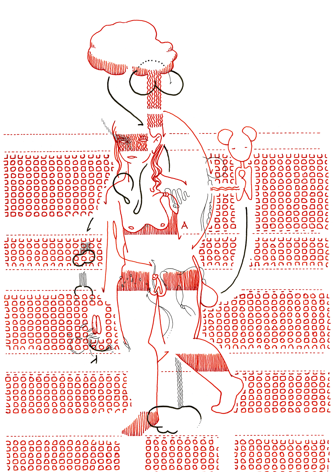 Hannes Kater  Tageszeichnung (Zeichnung/drawing) vom 24.08.2015 (1414 x 2000 Pixel)