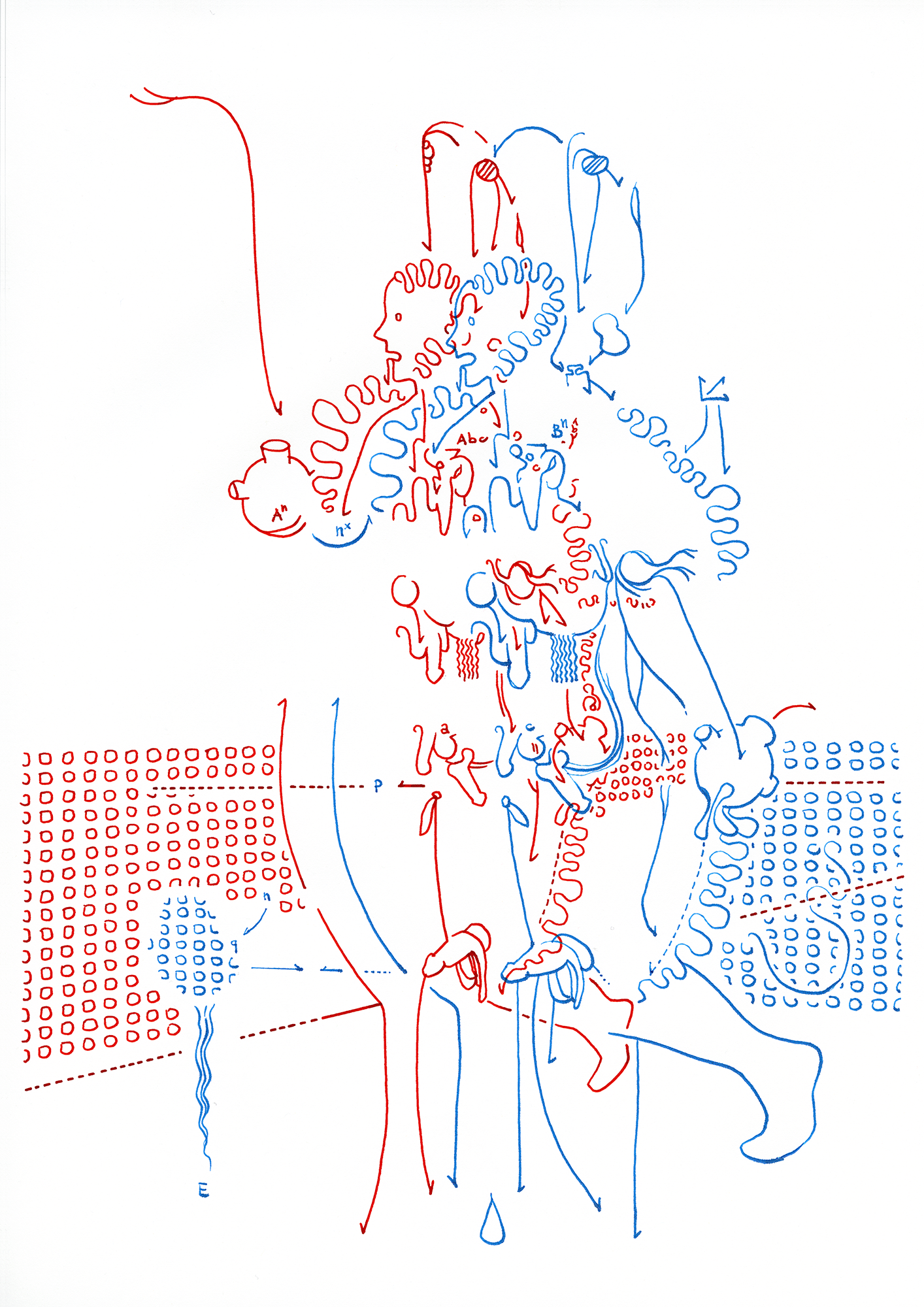 Hannes Kater  Tageszeichnung (Zeichnung/drawing) vom 04.09.2015 (1414 x 2000 Pixel)