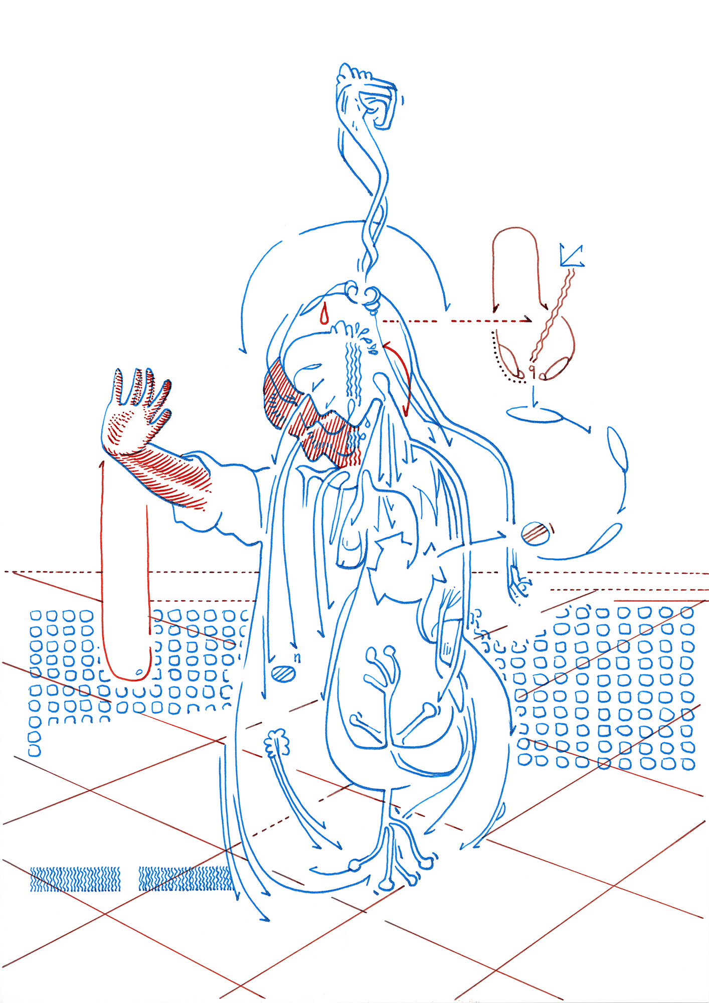 Hannes Kater  Tageszeichnung (Zeichnung/drawing) vom 07.09.2015 (1414 x 2000 Pixel)