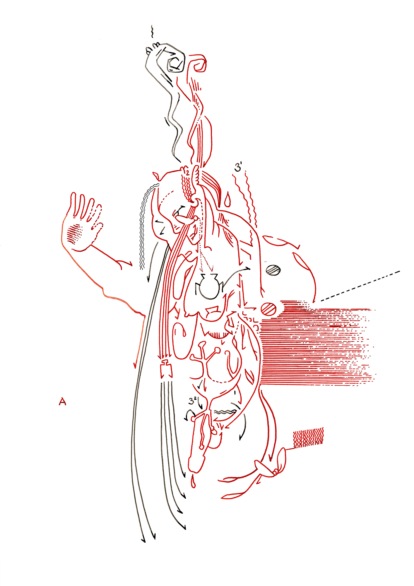 Hannes Kater – Tageszeichnung (Zeichnung/drawing) vom 15.09.2015 (1414 x 2000 Pixel)