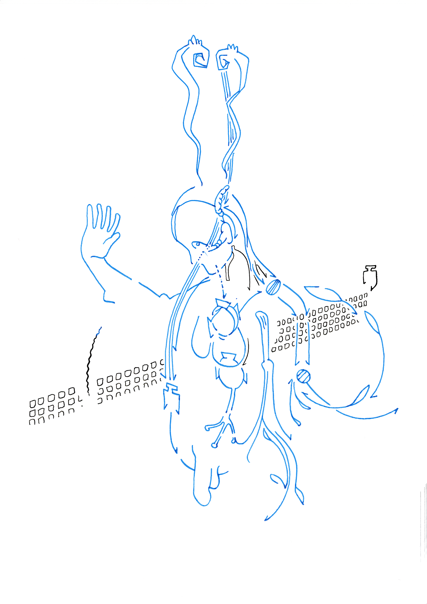 Hannes Kater  Tageszeichnung (Zeichnung/drawing) vom 28.09.2015 (1414 x 2000 Pixel)