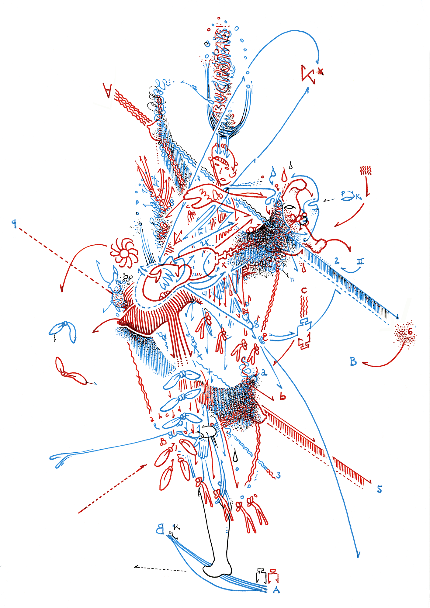 Hannes Kater  Tageszeichnung (Zeichnung/drawing) vom 07.10.2015 (1414 x 2000 Pixel)