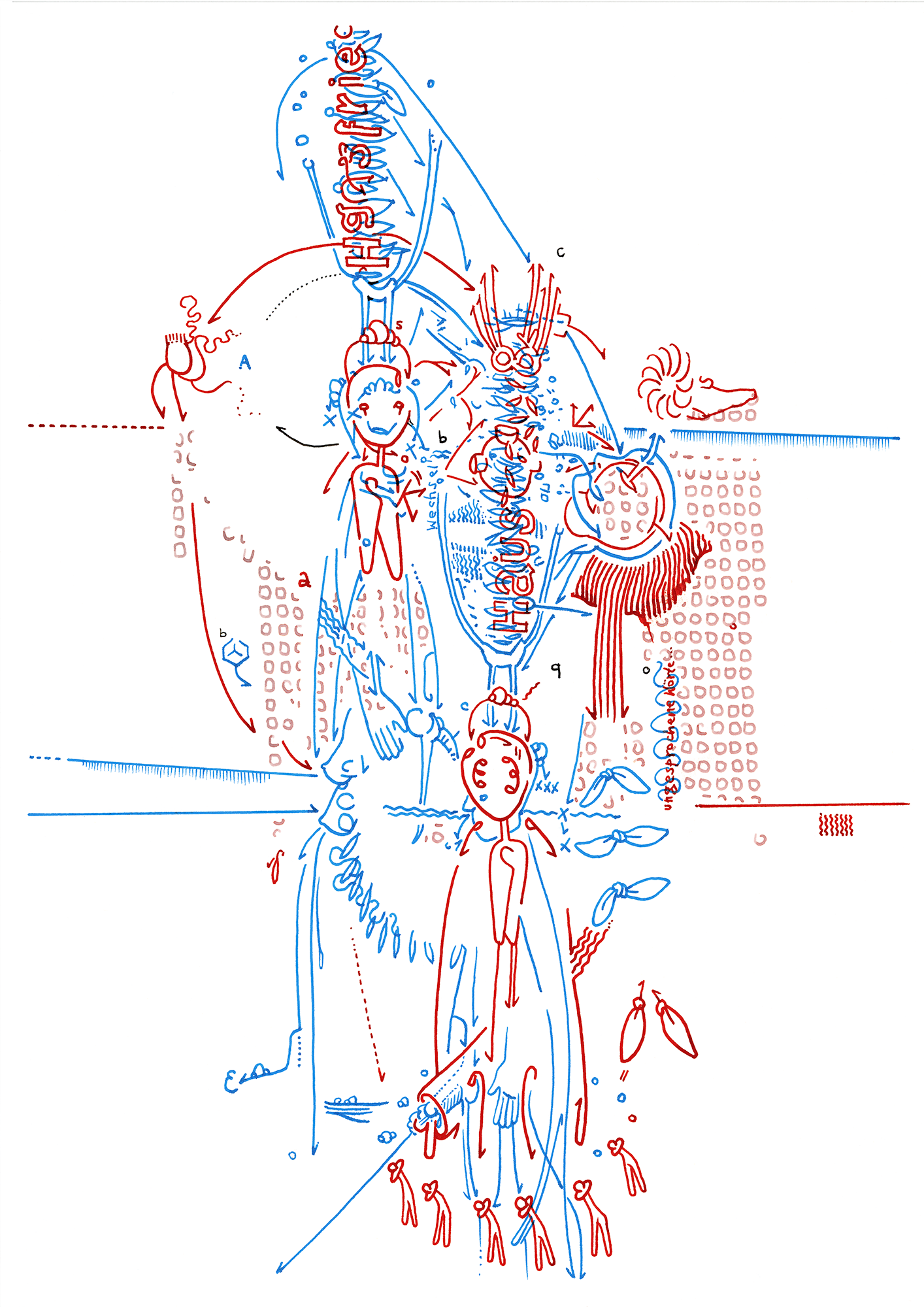 Hannes Kater  Tageszeichnung (Zeichnung/drawing) vom 09.10.2015 (1414 x 2000 Pixel)