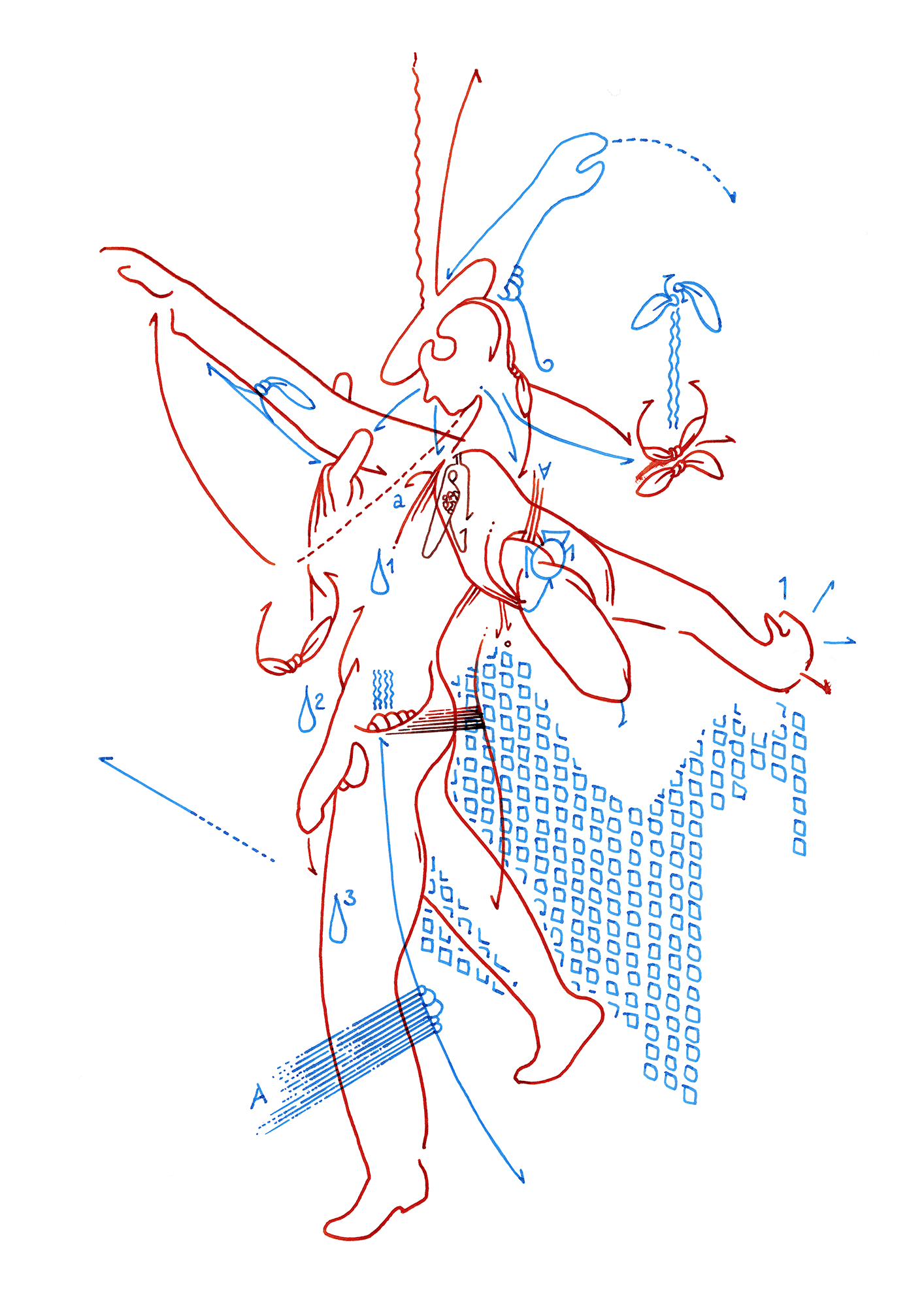 Hannes Kater  Tageszeichnung (Zeichnung/drawing) vom 16.10.2015 (1414 x 2000 Pixel)