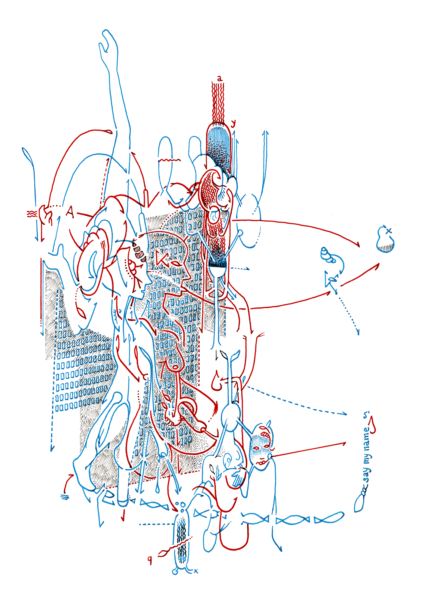 Hannes Kater  Tageszeichnung (Zeichnung/drawing) vom 18.10.2015 (1414 x 2000 Pixel)