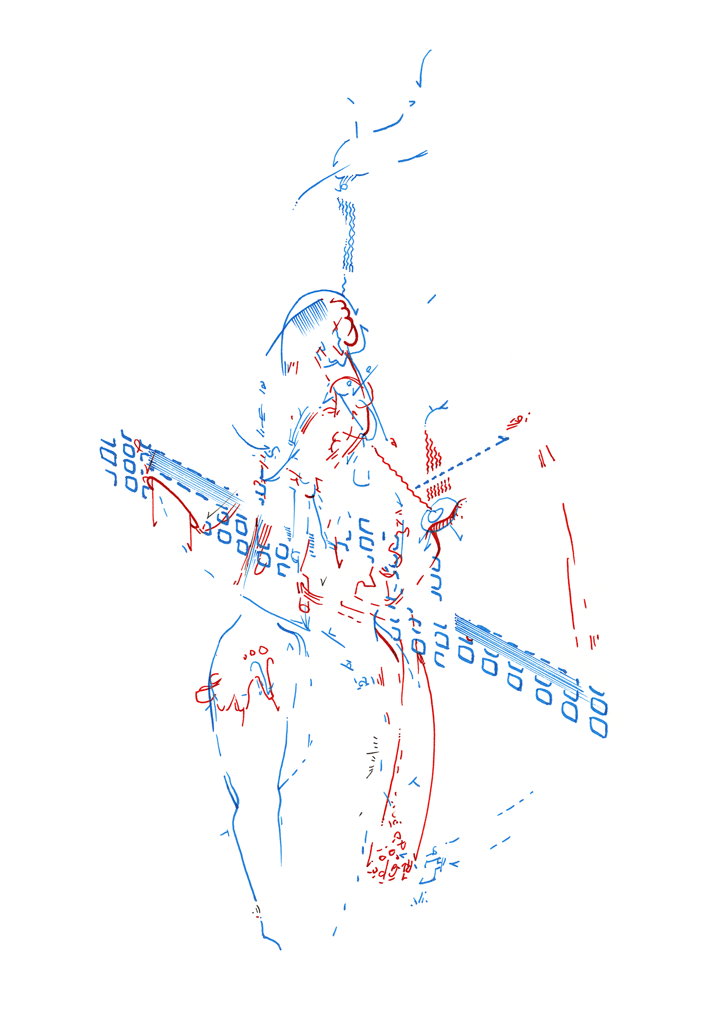 Hannes Kater – Tageszeichnung (Zeichnung/drawing) vom 26.10.2015 (1414 x 2000 Pixel)