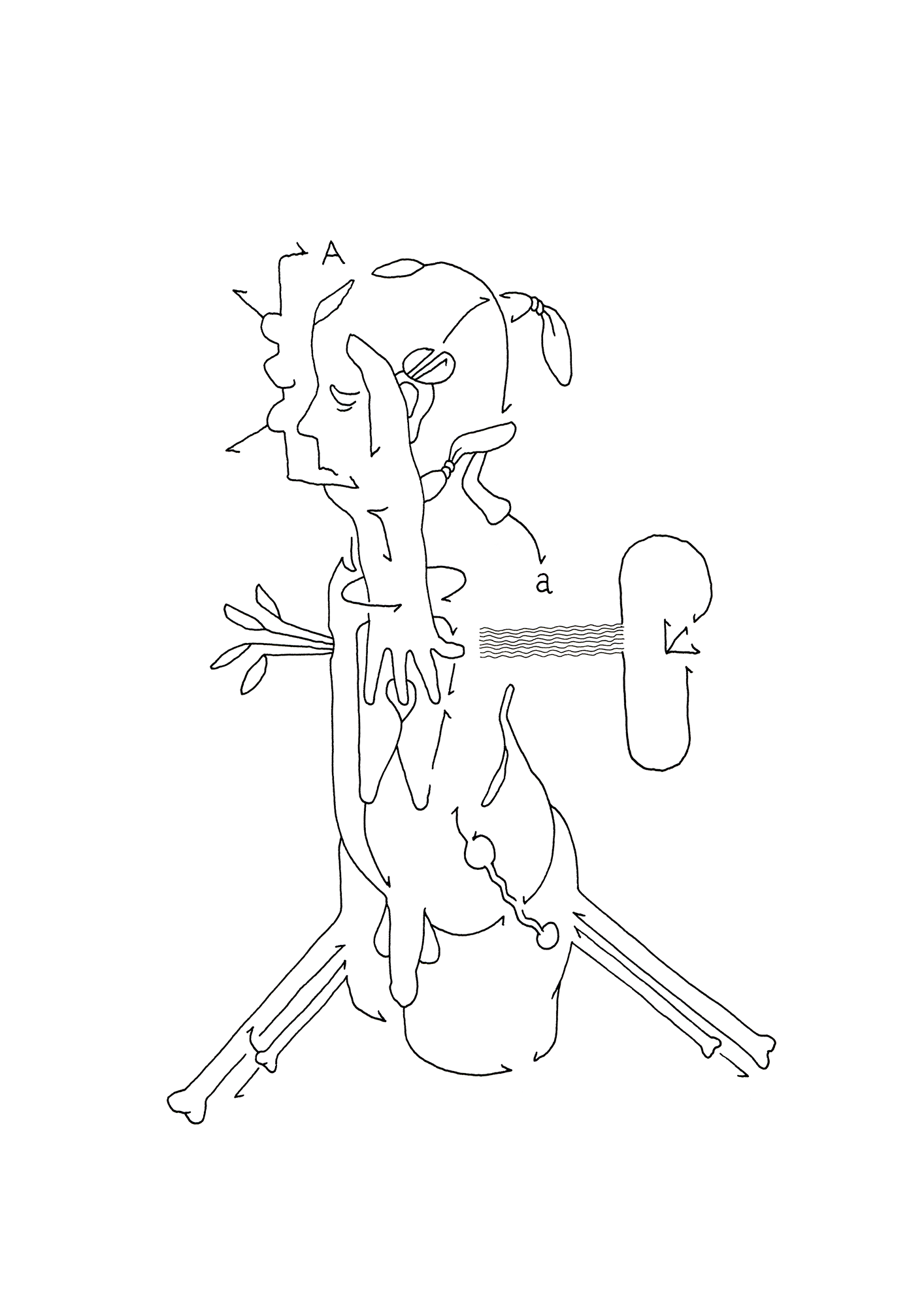 Hannes Kater – Tageszeichnung (Zeichnung/drawing) vom 08.10.2019 (1414 x 2000 Pixel)