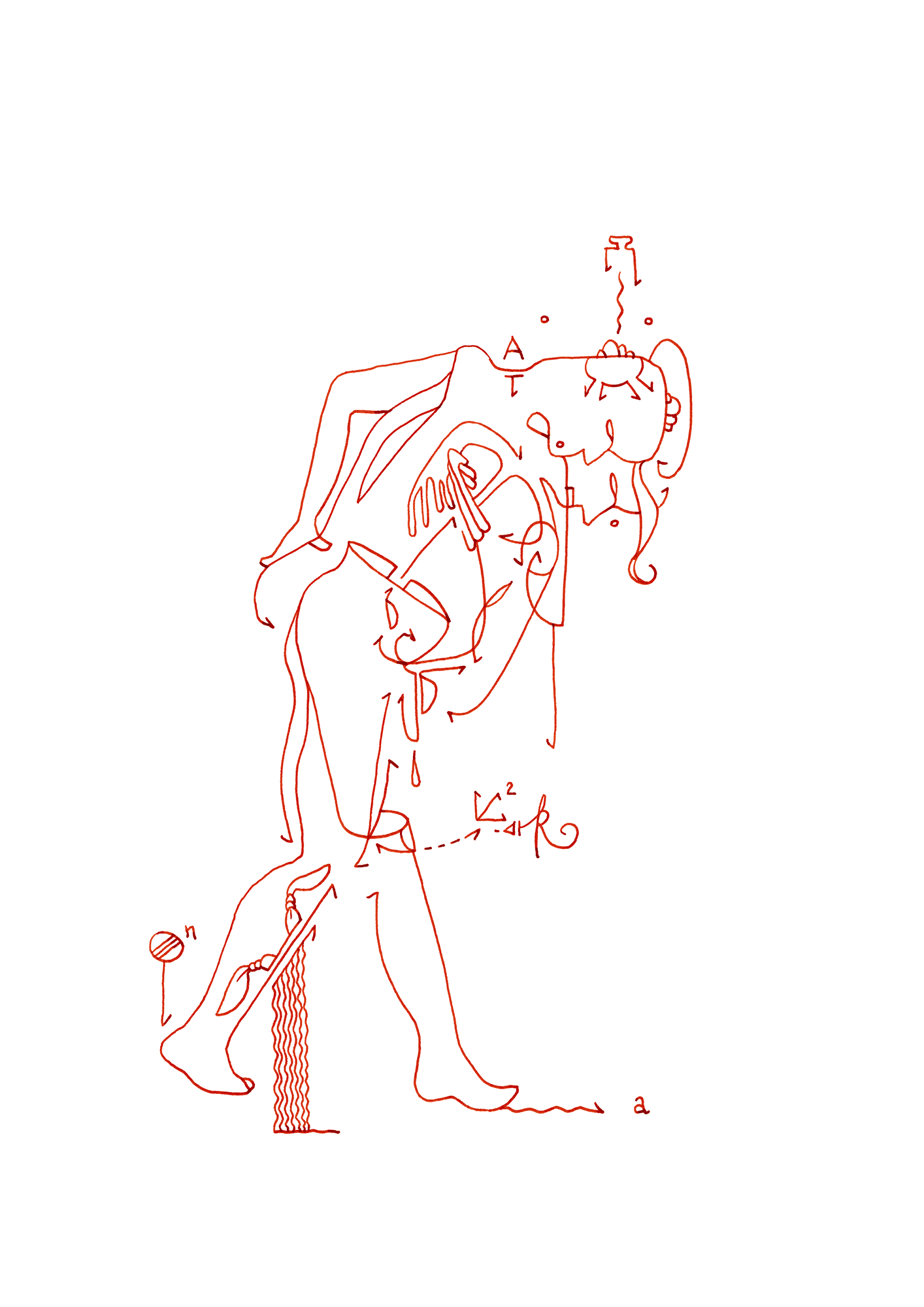 Hannes Kater  Tageszeichnung (Zeichnung/drawing) vom 17.10.2019 (1414 x 2000 Pixel)