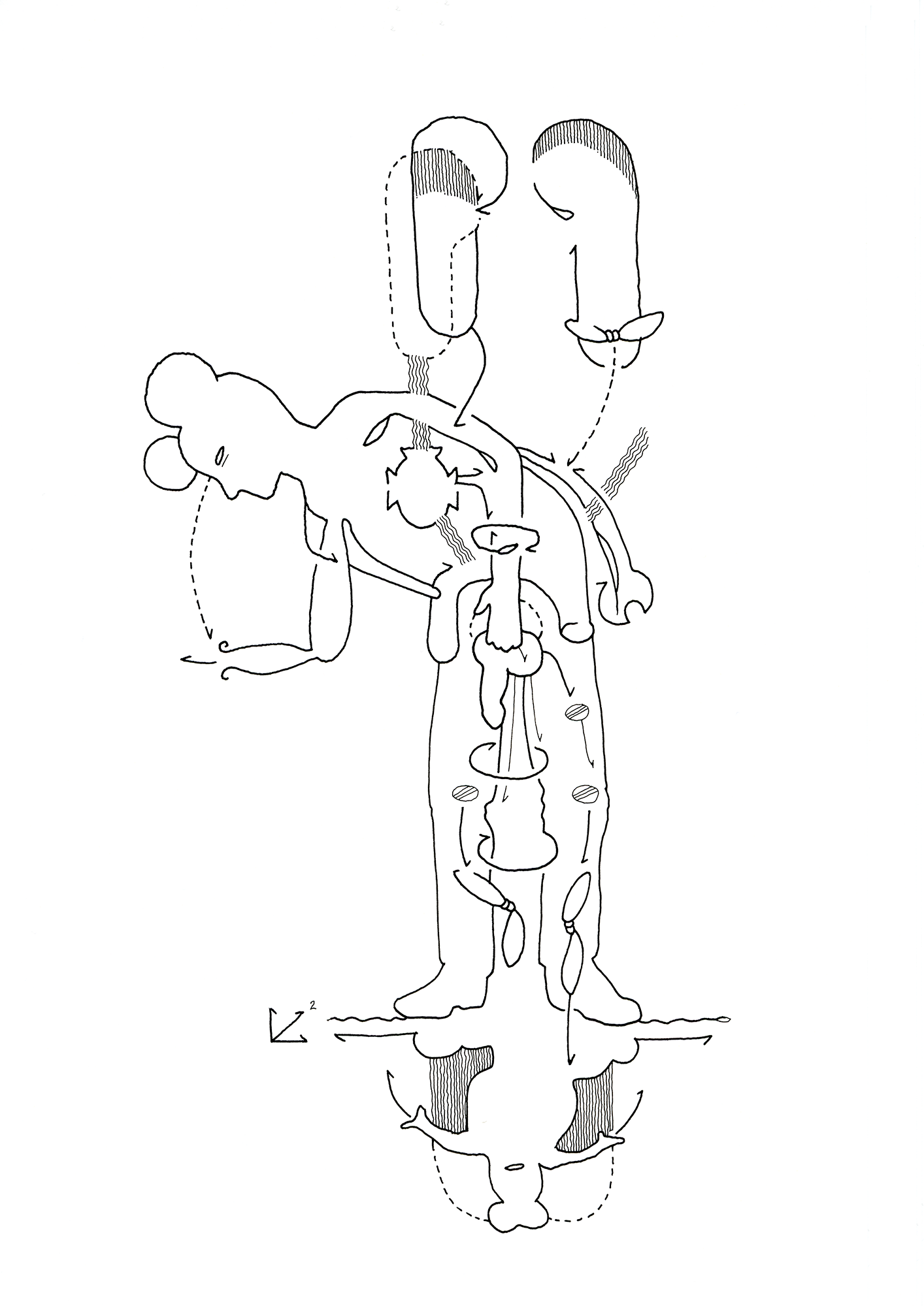 Hannes Kater – Tageszeichnung (Zeichnung/drawing) vom 18.10.2019 (1414 x 2000 Pixel)