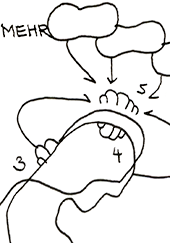 Hannes Kater – Detail einer Zeichnung aus dem November 2025