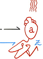 Hannes Kater  Detail einer Zeichnung, April 2026