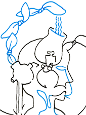 Hannes Kater – Detail einer Zeichnung aus dem Februar 2025