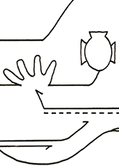 Hannes Kater – Detail einer Zeichnung aus dem April 2024
