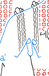 Hannes Kater – Detail einer Zeichnung aus dem Mai 2025