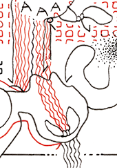 Hannes Kater – Detail einer Zeichnung aus dem Mai 2025