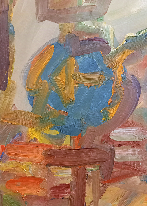 Kunstpfeil_104 (Frank Auerbach) – Foto Hannes Kater