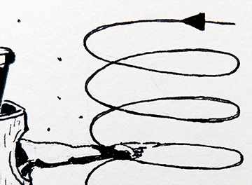 Kunstpfeil_106, Detail (Kevin Lüdicke) – Foto Hannes Kater