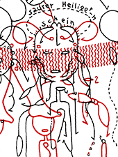 Hannes Kater – Detail einer Zeichnung aus dem September 2024