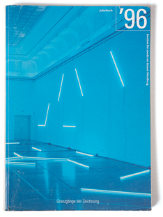 Grenzgänge der Zeichnung. Cover des Jahrbuchs 1996 des Institut für Moderne Kunst, Nürnberg
