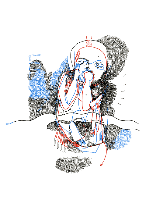 Hannes Kater - Zeichnung f&uuml;r den 07-08-2007