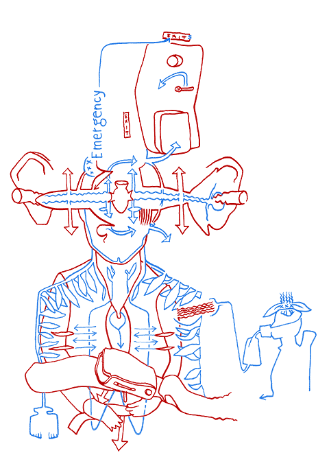 Hannes Kater - Zeichnung f&uuml;r den 07-11-2006