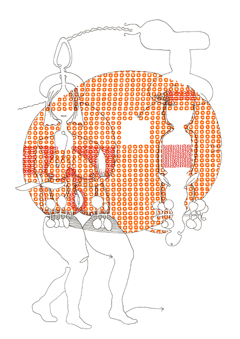 Hannes Kater - Zeichnung f&uuml;r den 20-07-2006